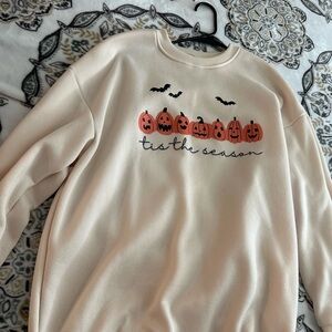 Cream Halloween Sweater
